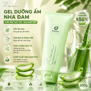 Rsarias 200ml Gel lô hội dưỡng ẩm,Cung cấp độ ẩm và phục hồi làn da khô, phù hợp với mọi loại da
