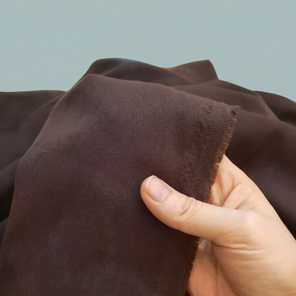 VẢI TUÝT SI MÀU NÂU SOCOLA ĐẬM - MAY BỘ VEST, BLAZER, QUẦN, CHÂN VÁY CÔNG SỞ...