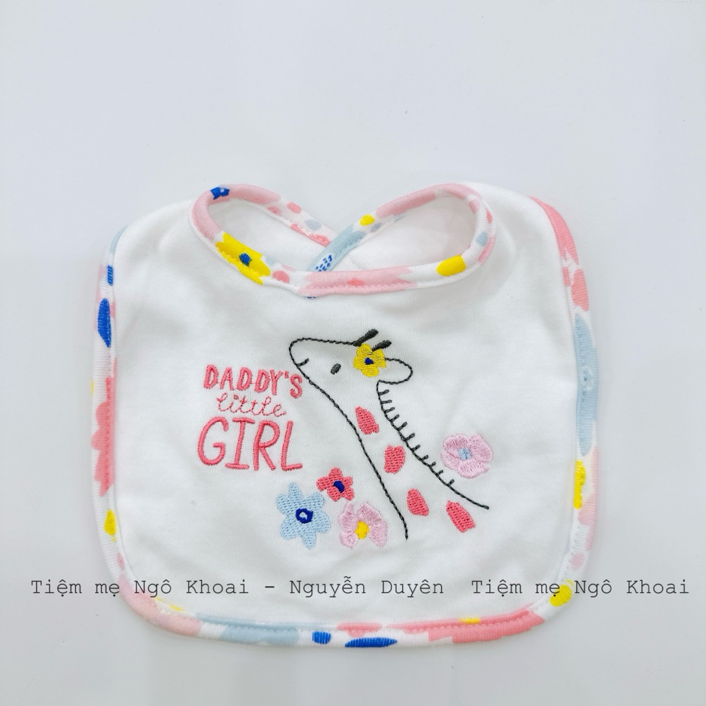 [MD239] Yếm ăn dặm, yếm dãi cotton cho bé yêu