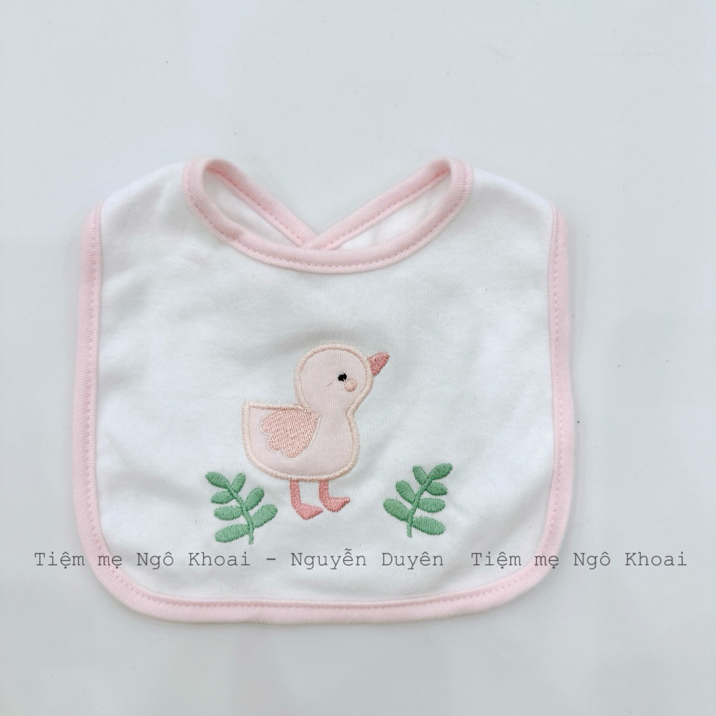 [MD239] Yếm ăn dặm, yếm dãi cotton cho bé yêu