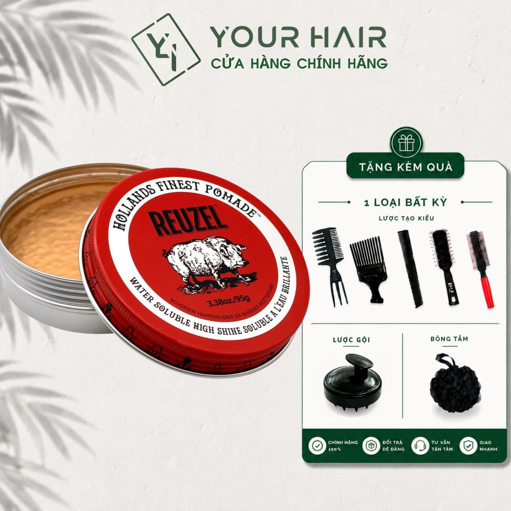 Sáp tạo kiểu tóc Reuzel Red Pomade - 35g & 95g