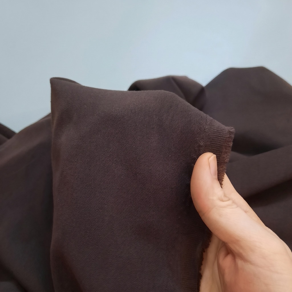 VẢI TUÝT SI MÀU NÂU SOCOLA ĐẬM - MAY BỘ VEST, BLAZER, QUẦN, CHÂN VÁY CÔNG SỞ...