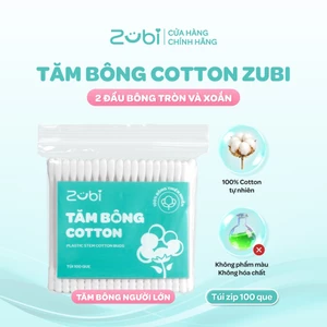 Tăm Bông NGƯỜI LỚN Zubi Dr.Papie 100c/túi