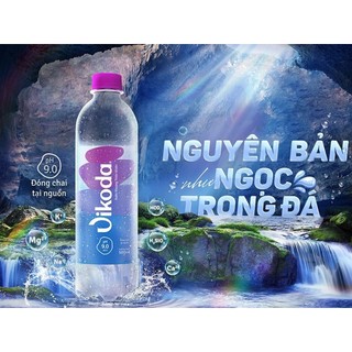 Thùng 24 Chai Nước Khoáng Thiên Nhiên Vikoda 500ml - Kiềm Tự Nhiên pH 8.5 Hoàn Hảo Cho Sức Khỏe