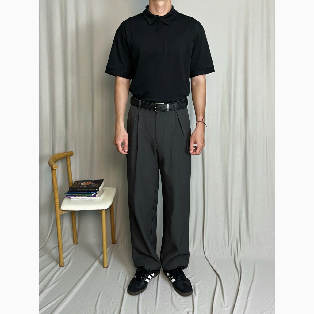 [BÁN CHẠY] Áo Polo Nam Cotton Cá Sấu Form Cổ Đứng Cao Cấp Basic Polo Tee Thanh Lịch Dễ Phối Đồ MODMEN