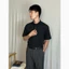 Áo Polo Nam Màu Đen Cotton Cá Sấu Form Cổ Đứng Cao Cấp Basic Polo Tee Thanh Lịch Dễ Phối Đồ MODMEN