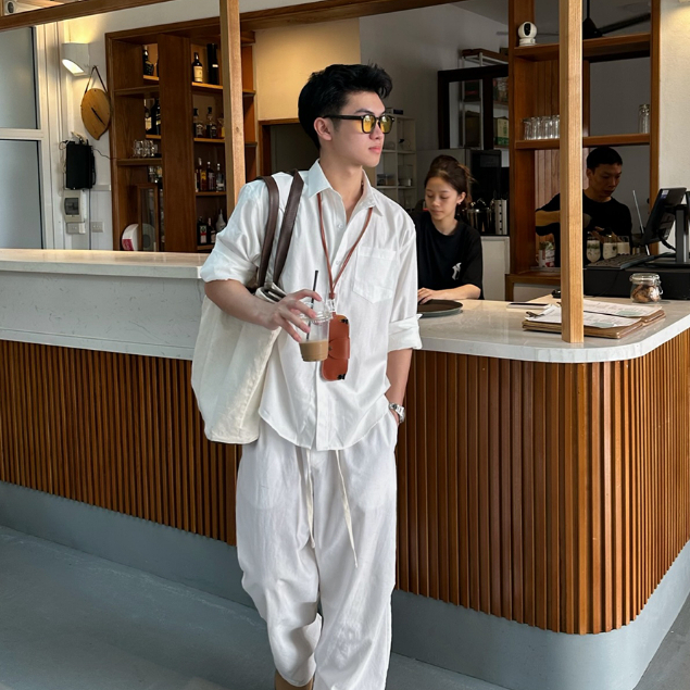 Áo Sơ Mi Dài Tay Nam Trơn Vải Oxford Dày Dặn Thấm Hút Tốt Form Oversize Halley A13
