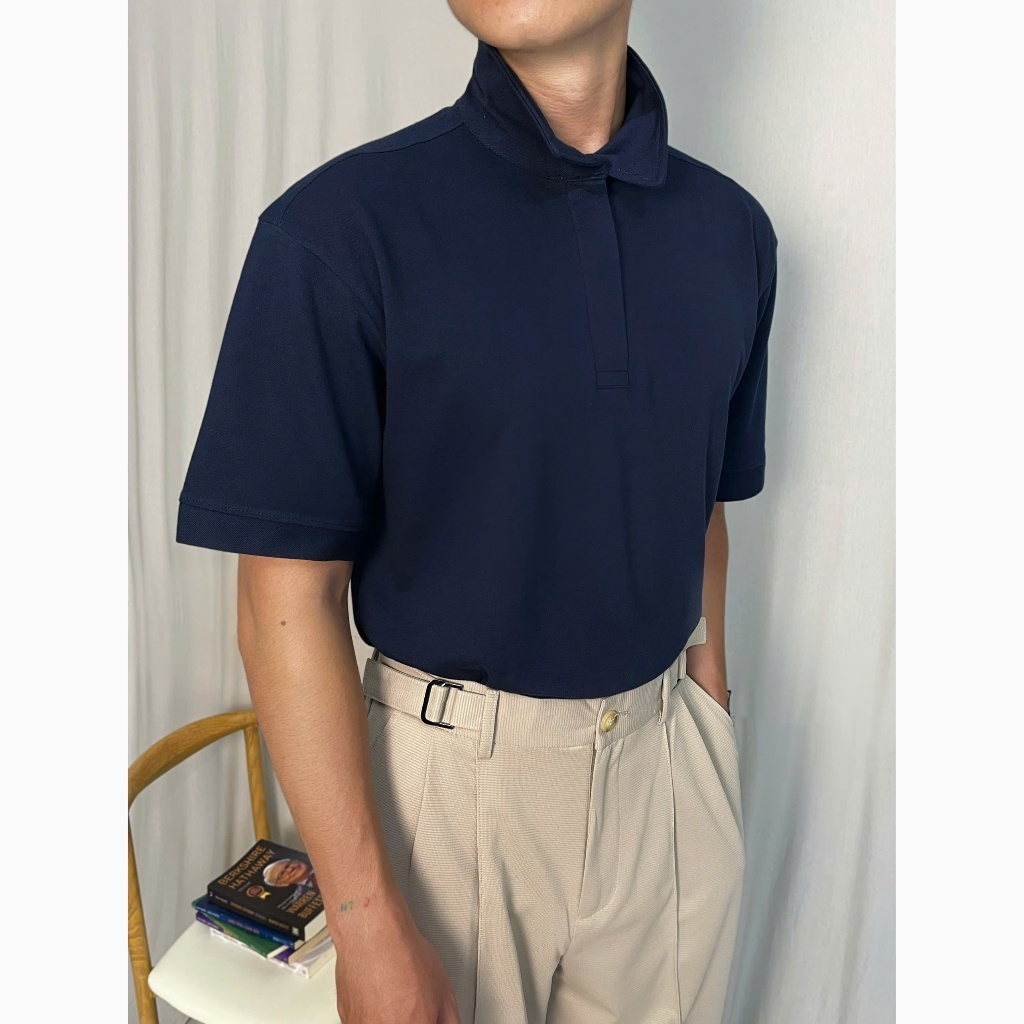 [BÁN CHẠY] Áo Polo Nam Cotton Cá Sấu Form Cổ Đứng Cao Cấp Basic Polo Tee Thanh Lịch Dễ Phối Đồ MODMEN