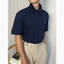 Áo Polo Nam MODMEN Màu Xanh Navy Cotton Cá Sấu Form Cổ Đứng Cao Cấp Basic Polo Tee Thanh Lịch Dễ Phối Đồ