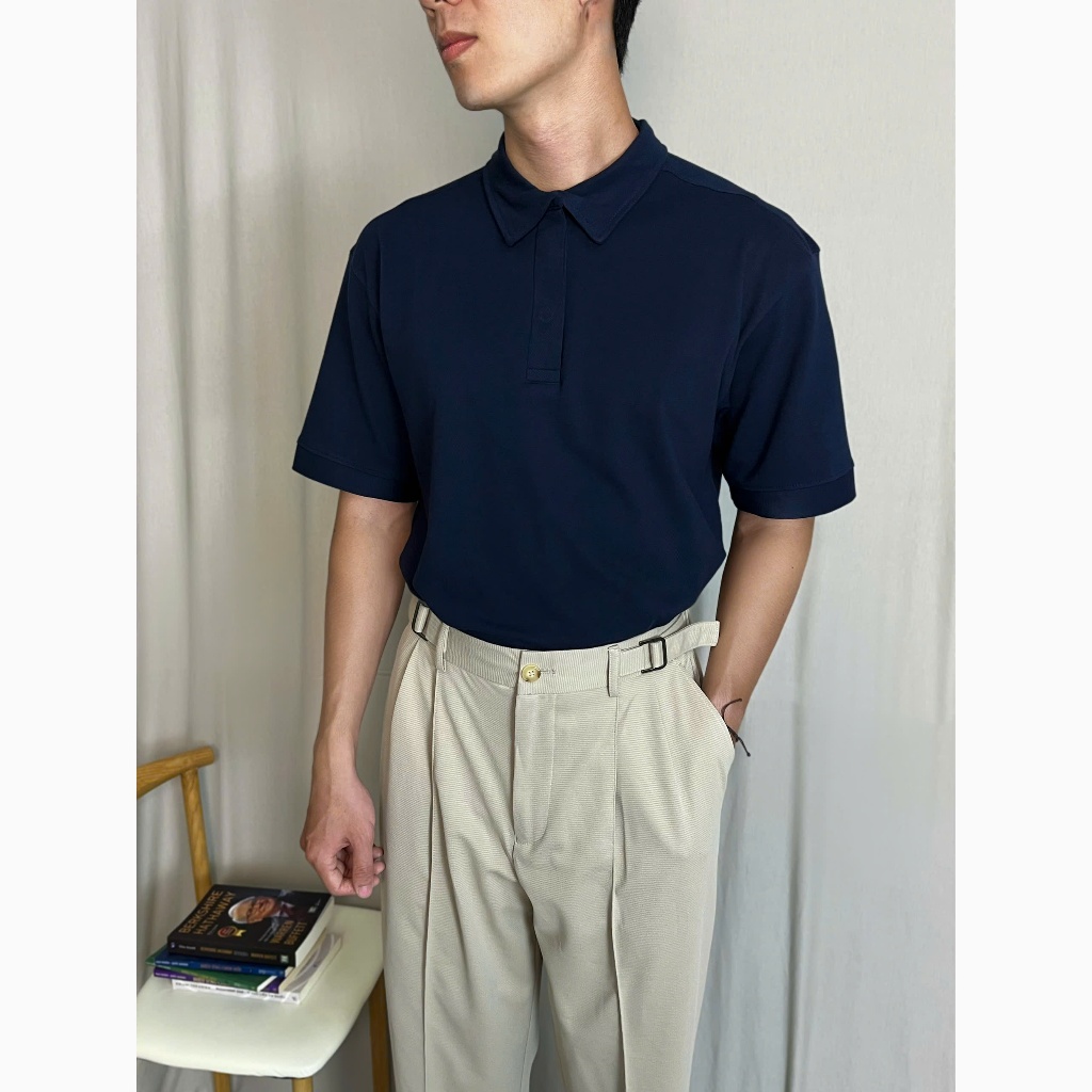 [BÁN CHẠY] Áo Polo Nam Cotton Cá Sấu Form Cổ Đứng Cao Cấp Basic Polo Tee Thanh Lịch Dễ Phối Đồ MODMEN