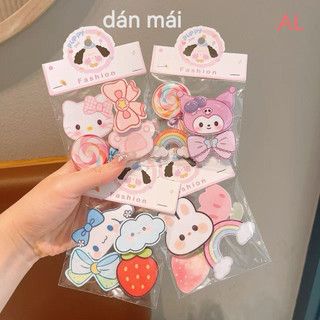 Set DÁN TÓC MÁI CẦU VỒNG CHO BÉ nhiều mẫu đáng yêu