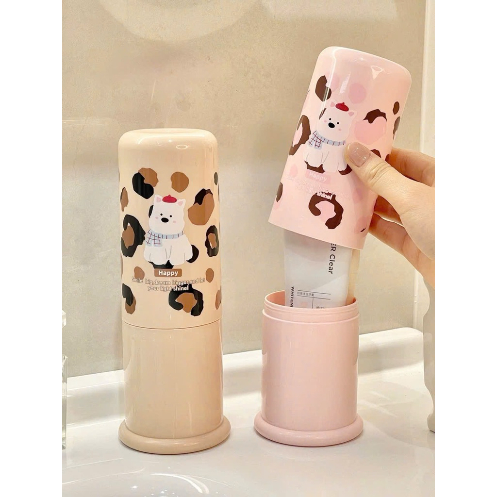 Hộp Đựng Bàn Chải Du Lịch Kèm Ngăn Đựng Kem Đánh Răng Mini Tiện Lợi Chống Bụi Chống Nước