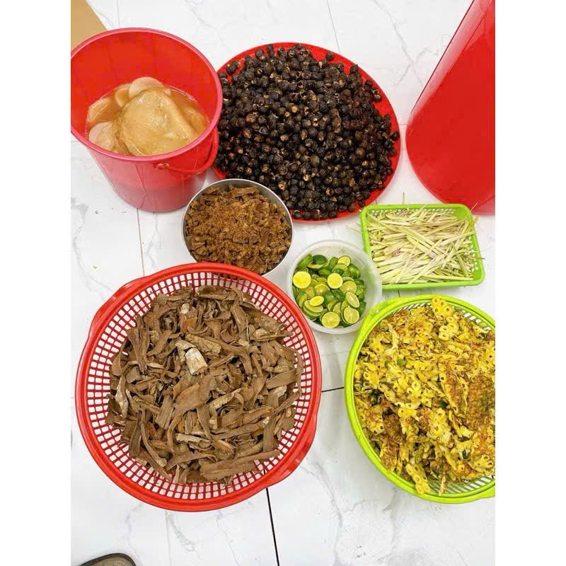 Combo Bồ Hòn và Bời Lời Làm Nước Rửa Bát,Không Hại Da Tay