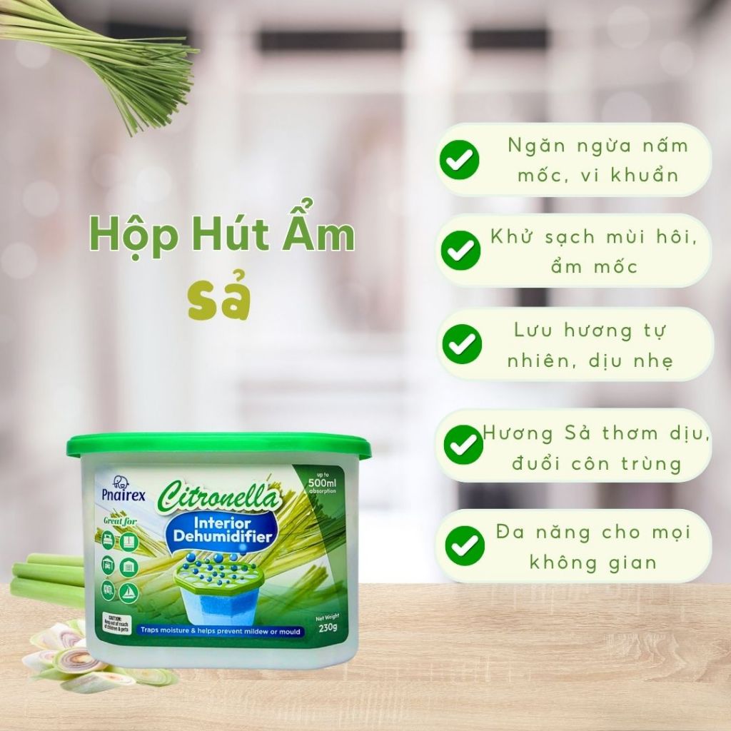 COMBO HÚT ẨM VÀ KHỬ MÙI TỦ LẠNH PNAIREX - SẠCH KHUẨN, KHỬ MÙI HÔI HIỆU QUẢ