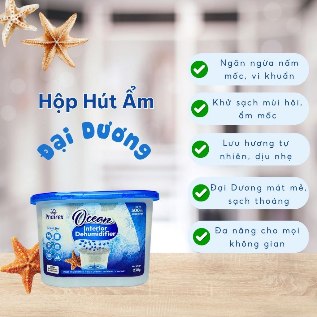 COMBO HÚT ẨM VÀ KHỬ MÙI TỦ LẠNH PNAIREX - SẠCH KHUẨN, KHỬ MÙI HÔI HIỆU QUẢ