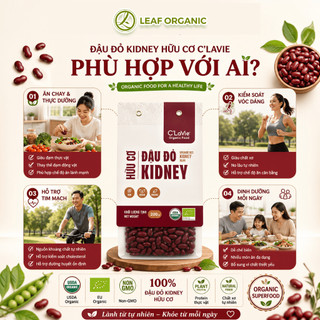 Đậu đỏ Azuki hữu cơ C'LaVie 110g/200g (Mới)