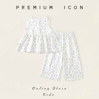 Set Bộ Bé Gái, Set Bộ Cho Bé Mặc Hàng Ngày Họa Tiết Hoa Nhí Nhẹ Nhàng Chất Cotton Mềm Mại