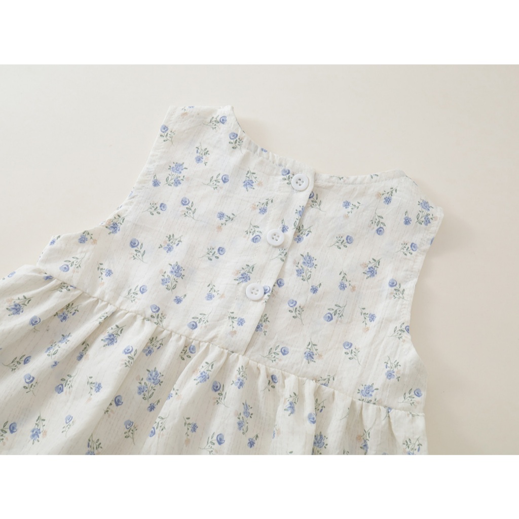 Set Bộ Bé Gái, Đồ Bộ Bé Gái Mặc Hàng Ngày Họa Tiết Hoa Nhí Chất Liệu Cotton Mềm Mại