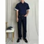 Quần Jeans Nam Form Suông Chỉ Nổi Màu Xanh Đen Basic Thanh Lịch Jeans Raised Culottes MODMEN