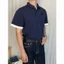 Quần Jeans Nam Form Suông Chỉ Nổi Màu Xanh Đen Basic Thanh Lịch Jeans Raised Culottes MODMEN