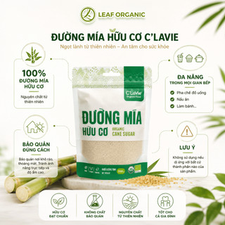 [MUA 5 TẶNG 1] Đường mía hữu cơ C'LaVie 450g