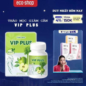 Trà Giảm cân Vip X2 Plus mẫu mới 2026 Thảo mộc giảm cân nhanh cấp tốc giảm mỡ bụng detox Hộp 30 viên