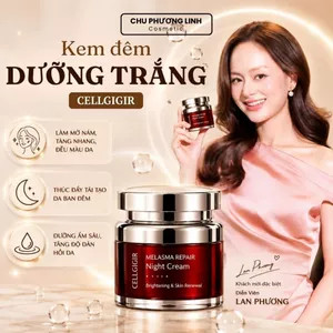 Kem dưỡng ban đêm CELLGIGIR 50gam - Kem Nâng Tone, Dưỡng Trắng, Cấp Ẩm, Mịn Da MP1558