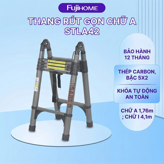 Thang rút gọn chữ A Fujihome STLA42 Thiết kế thông minh – Linh hoạt sử dụng – Độ bền cao