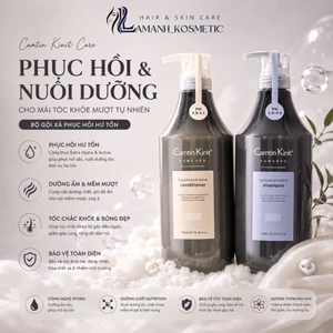Cặp Dầu Gội Xả CAMTIN KINIT 6 Trong 1 500ml/750ml | Hỗ Trợ Sạch Gàu Dầu, Dưỡng Tóc Mềm Mượt.