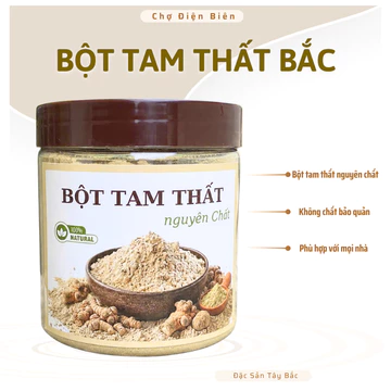 Bột Tam Thất Nguyên Chất – Tam Thất Bắc Xay Mịn, Không Pha Tạp, Thơm Tự Nhiên