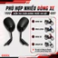 Cặp Gương Chiếu Hậu Góc Nhìn Rộng Cho Wave Chân 10mm
