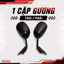 Cặp Gương Chiếu Hậu Góc Nhìn Rộng Cho Wave Chân 10mm