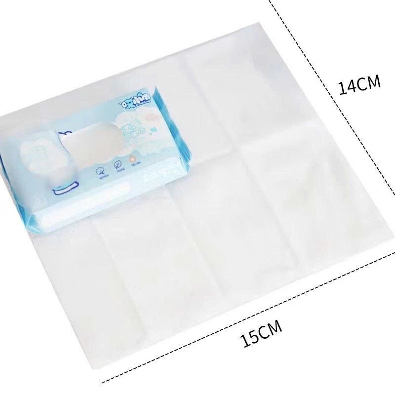 Khăn Giấy Ướt Mini Bỏ Túi Siêu Tiện Lợi, Set 8 Gói Nhỏ Gọn, Thuận Tiện Dễ Mang Theo Mỗi Ngày