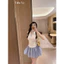 Đầm miu cổ đức phối chân kẻ