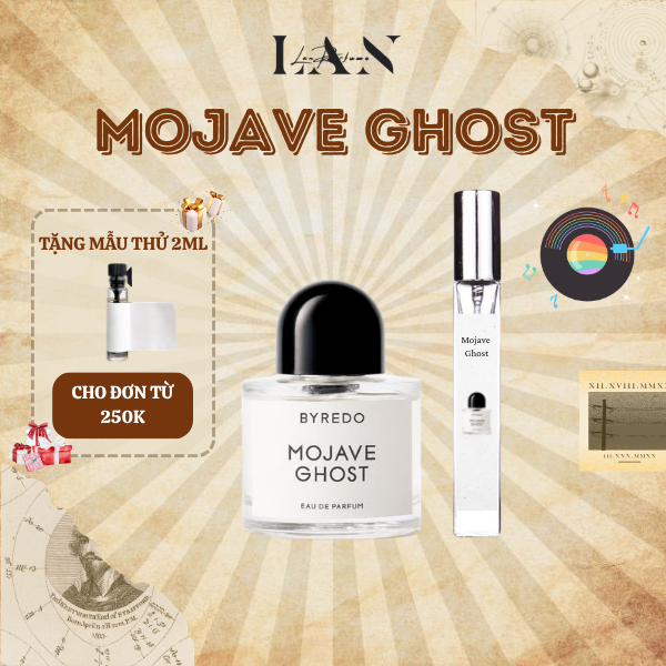 BST Nước Hoa Unisex Byredo Mojave Ghost, La Tulipe, Blanche LAN PERFUME, Tinh Dầu Nhẹ Nhàng, Thanh Lịch