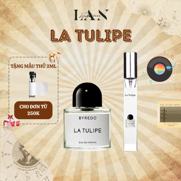 BST Nước Hoa Unisex Byredo Mojave Ghost, La Tulipe, Blanche LAN PERFUME, Tinh Dầu Nhẹ Nhàng, Thanh Lịch