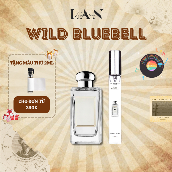 BST Nước Hoa Chiết JML English Pear & Freesia Cologne, Wild Bluebell, Peony & Blush Suede, Lime Basil & Mandarin Cologne