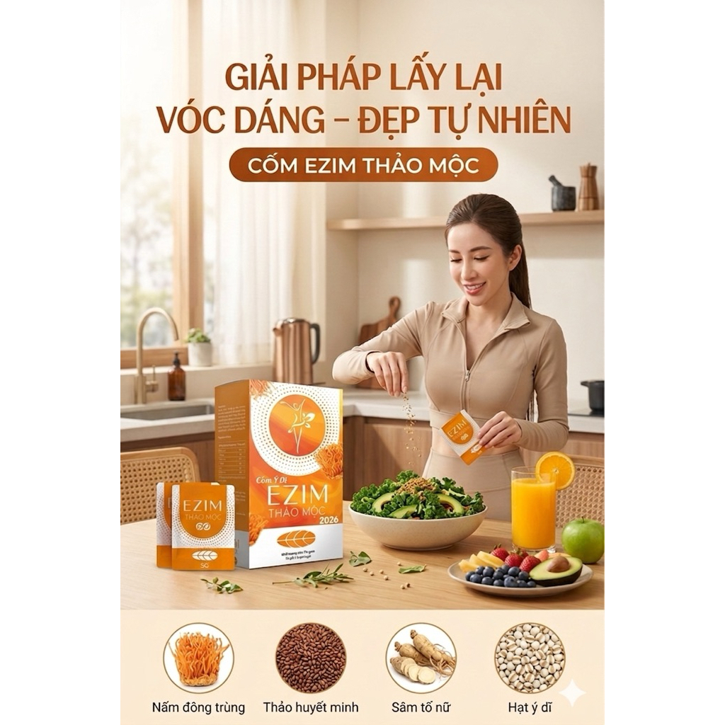 2 Hộp Cốm Ezim Thảo Mộc