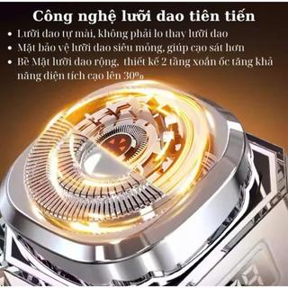 Máy Cạo Râu 2 in 1 ( Cạo Râu & Tỉa Lông Mũi ) model K9, Có Màn Led Hiển Thị, Kích Thước Nhỏ Gọn, Lưỡi Dao Tự Mài