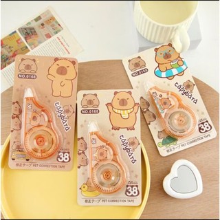Bút Xóa Kéo Capybara 38M Dễ Thương Băng Xóa Kéo Học Sinh Văn Phòng Phẩm Cute