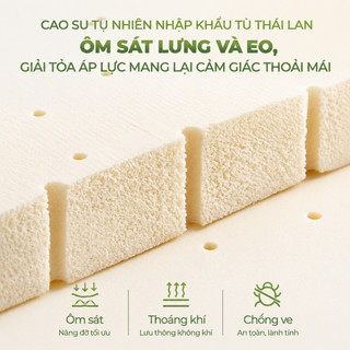 Nệm Foam Hybrid 22cm KADE Mattress Đệm Gồm Lò Xo Túi Độc Lập Cùng 2 Tầng Cao Su Non êm ái