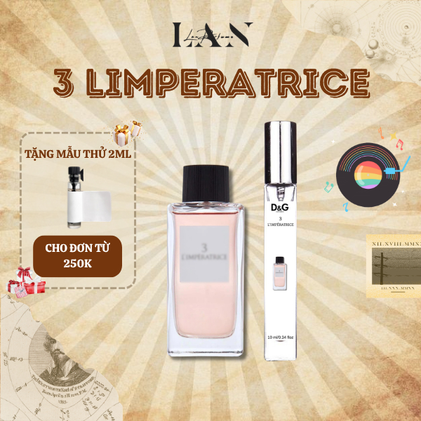 Nước Hoa Chiết L’Imperatrice 3, Tinh Dầu Nước Hoa Nữ LAN PERFUME Phong Cách Dễ thương, Nữ tính, Tươi mới