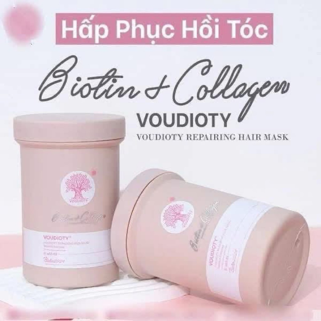 Ủ tóc Biotin Collagen – tóc mềm mượt, nhìn bóng khỏe