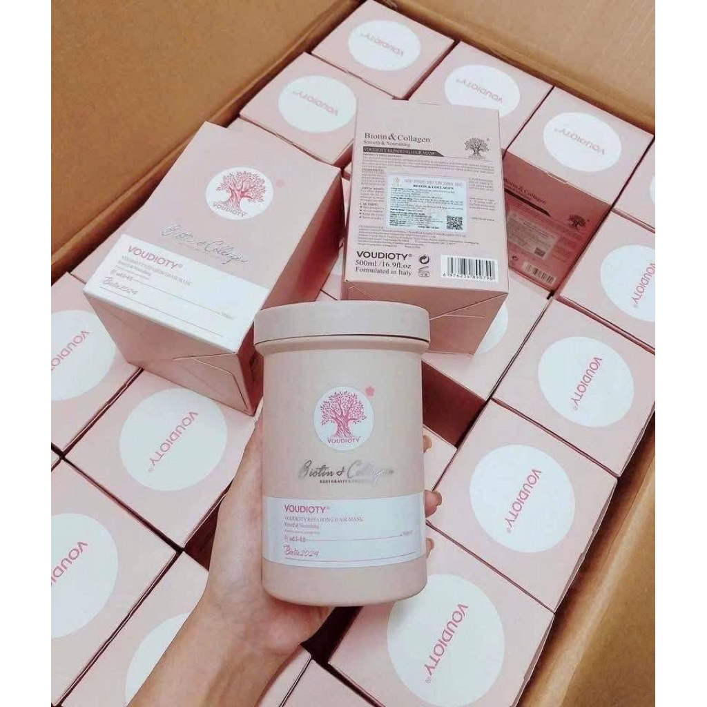 Ủ tóc Biotin Collagen – tóc mềm mượt, nhìn bóng khỏe