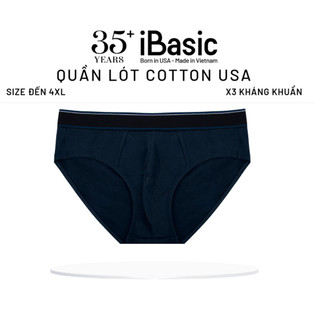 Quần lót nam big size iBasic phom brief cotton USA kháng khuẩn PANM140-BS