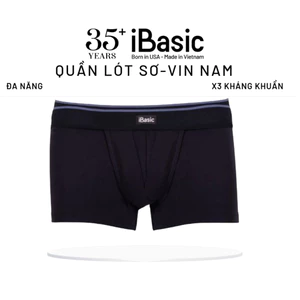 Quần lót nam iBasic sơ vin đa năng dáng boxer cotton USA kháng khuẩn PANM057