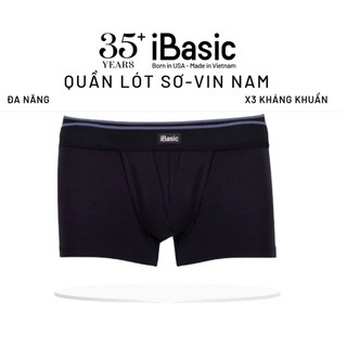 Quần lót nam iBasic sơ vin đa năng dáng boxer cotton USA kháng khuẩn PANM057