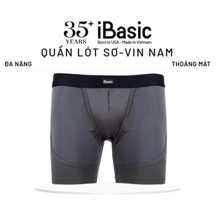Quần lót nam iBasic boxer sơ vin đa chức năng airy thoáng khí hai lớp PANM073