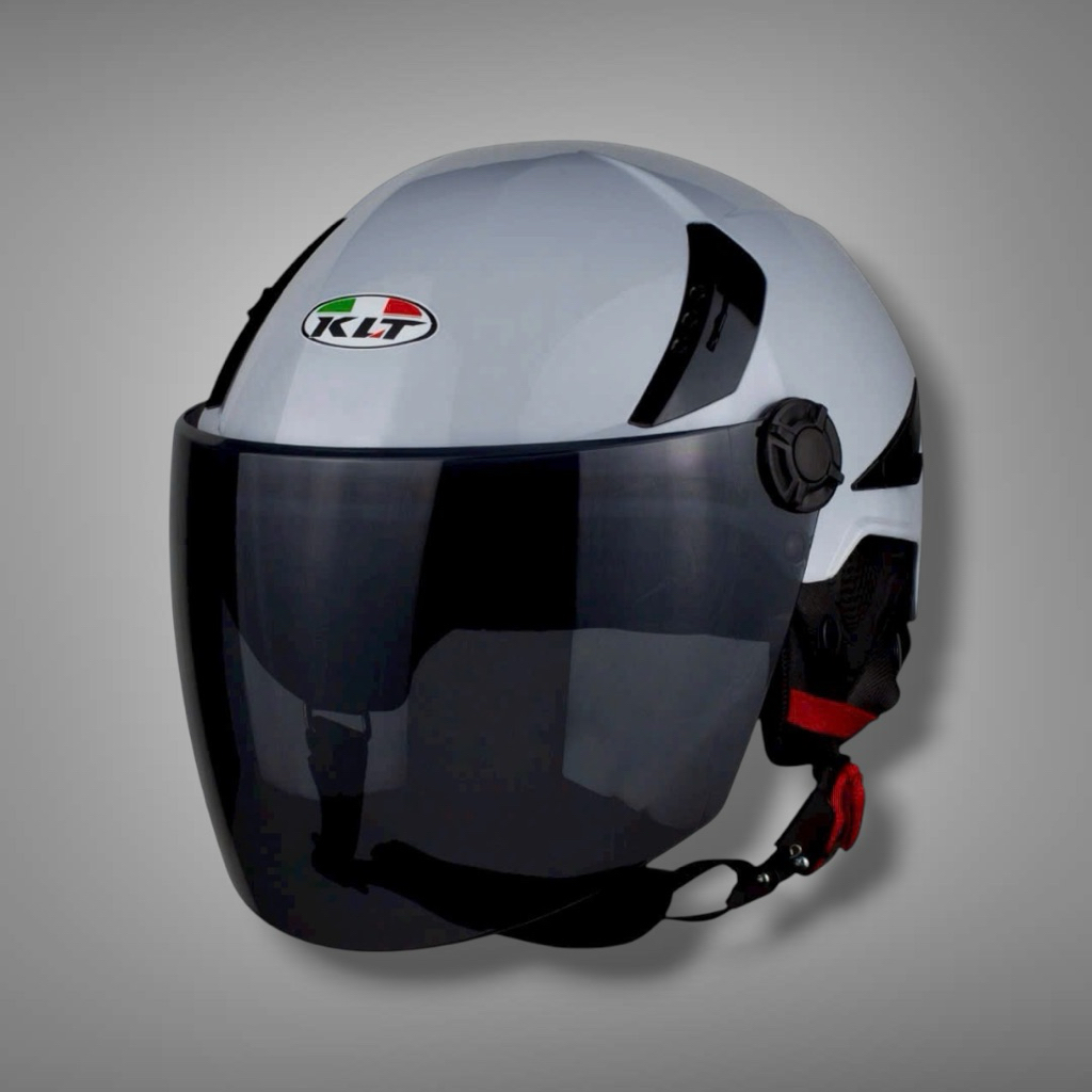 Mũ Bảo Hiểm 1/2 KLT Tiger Jet K6- Tặng Kèm Tem Mod-Miễn Phí Vận Chuyển