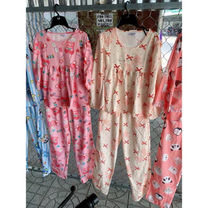 bộ lụa thái bbd ( New ) nơ kem